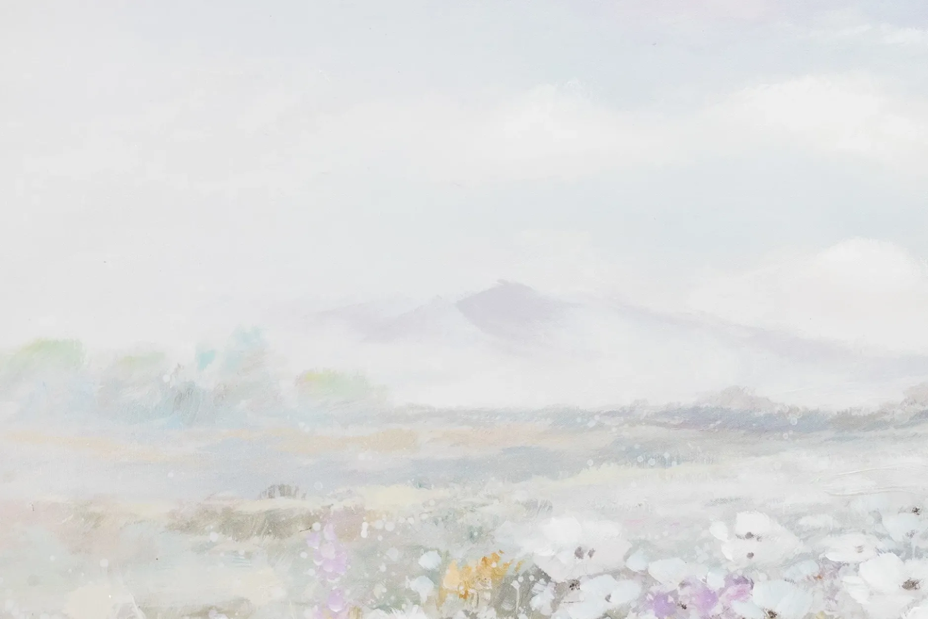 Handgemaltes Gemälde 'Field of Scent' 120x60cm | inkl. Echtheitszertifikat