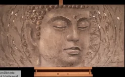 Handgemaltes Gemälde 'Find your Inner Peace' 120x60cm | inkl. Echtheitszertifikat