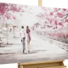 Handgemaltes Gemälde 'First Date' 120x60cm | inkl. Echtheitszertifikat