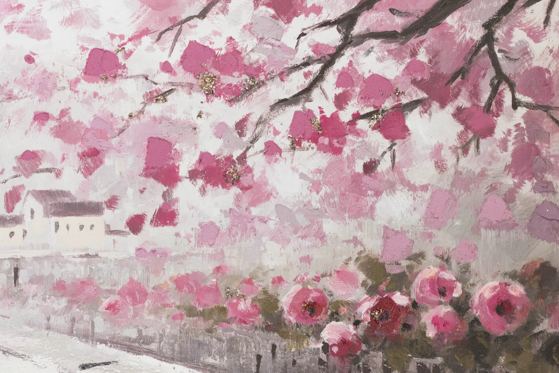 Handgemaltes Gemälde 'First Date' 120x60cm | inkl. Echtheitszertifikat
