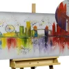 Handgemaltes Gemälde 'Flavour of London' 120x60cm | inkl. Echtheitszertifikat