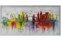 Handgemaltes Gemälde 'Flavour of London' 120x60cm | inkl. Echtheitszertifikat