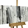 Handgemaltes Gemälde 'Fließende Asche' 150x50cm | inkl. Echtheitszertifikat