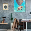 Handgemaltes Gemälde 'Fliegengewicht' 70x100cm | inkl. Echtheitszertifikat