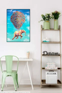 Handgemaltes Gemälde 'Fliegengewicht' 70x100cm | inkl. Echtheitszertifikat