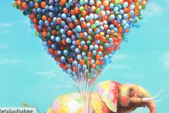 Handgemaltes Gemälde 'Fliegengewicht' 70x100cm | inkl. Echtheitszertifikat