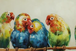 Handgemaltes Gemälde 'Flock Together' 120x60cm | inkl. Echtheitszertifikat