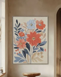 Handgemaltes Gemälde 'Floral Friendship' 60x80cm | inkl. Echtheitszertifikat