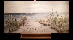 Handgemaltes Gemälde 'Follow the Path' 120x60cm | inkl. Echtheitszertifikat