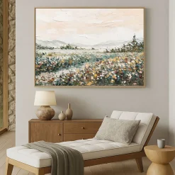 Handgemaltes Gemälde 'Frühlingslandschaft' | Echtheitszertifikat inklusive