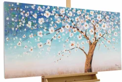 Handgemaltes Gemälde 'Frühlingsabend' 120x60cm | inkl. Echtheitszertifikat