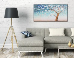 Handgemaltes Gemälde 'Frühlingsabend' 120x60cm | inkl. Echtheitszertifikat