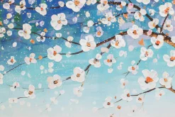 Handgemaltes Gemälde 'Frühlingsabend' 120x60cm | inkl. Echtheitszertifikat