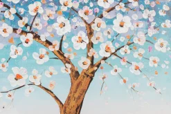 Handgemaltes Gemälde 'Frühlingsabend' 120x60cm | inkl. Echtheitszertifikat