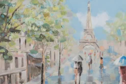 Handgemaltes Gemälde 'Frühling in Paris' 120x60cm | inkl. Echtheitszertifikat
