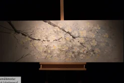 Handgemaltes Gemälde 'Frühlingsbeginn' 150x50cm | inkl. Echtheitszertifikat