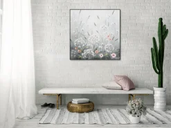 Handgemaltes Gemälde 'Frühlingszauber' 80x80cm | inkl. Echtheitszertifikat