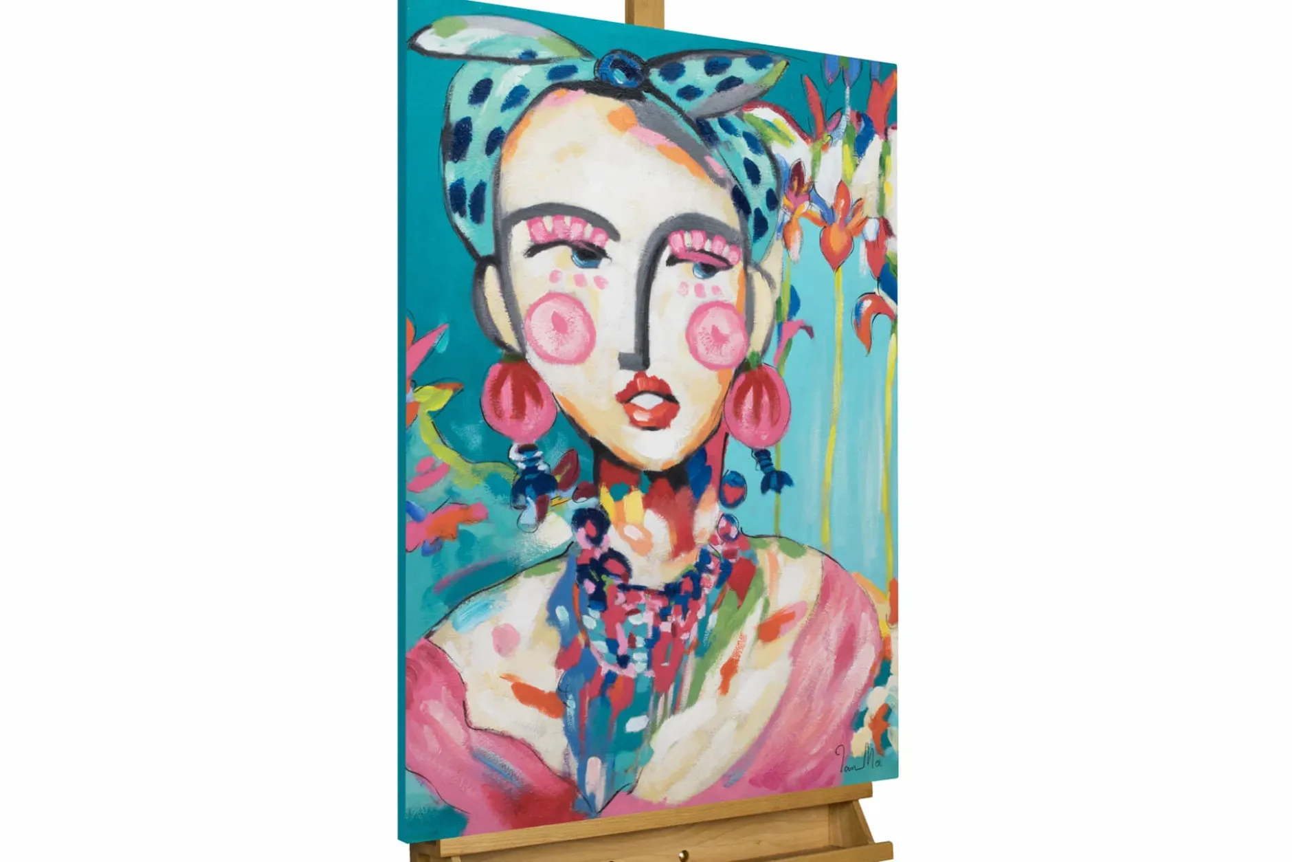 Handgemaltes Gemälde 'Frida in Trad' | inkl. Echtheitszertifikat