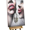 Handgemaltes Gemälde 'Friendly Secret' 75x100cm | inkl. Echtheitszertifikat