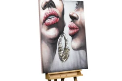 Handgemaltes Gemälde 'Friendly Secret' 75x100cm | inkl. Echtheitszertifikat