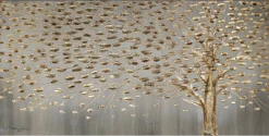 Handgemaltes Gemälde 'Funken der Freude' 120x60cm | inkl. Echtheitszertifikat