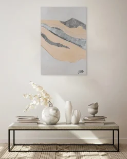 Handgemaltes Gemälde 'Gebirge im Morgenlicht' 60x90cm | inkl. Echtheitszertifikat