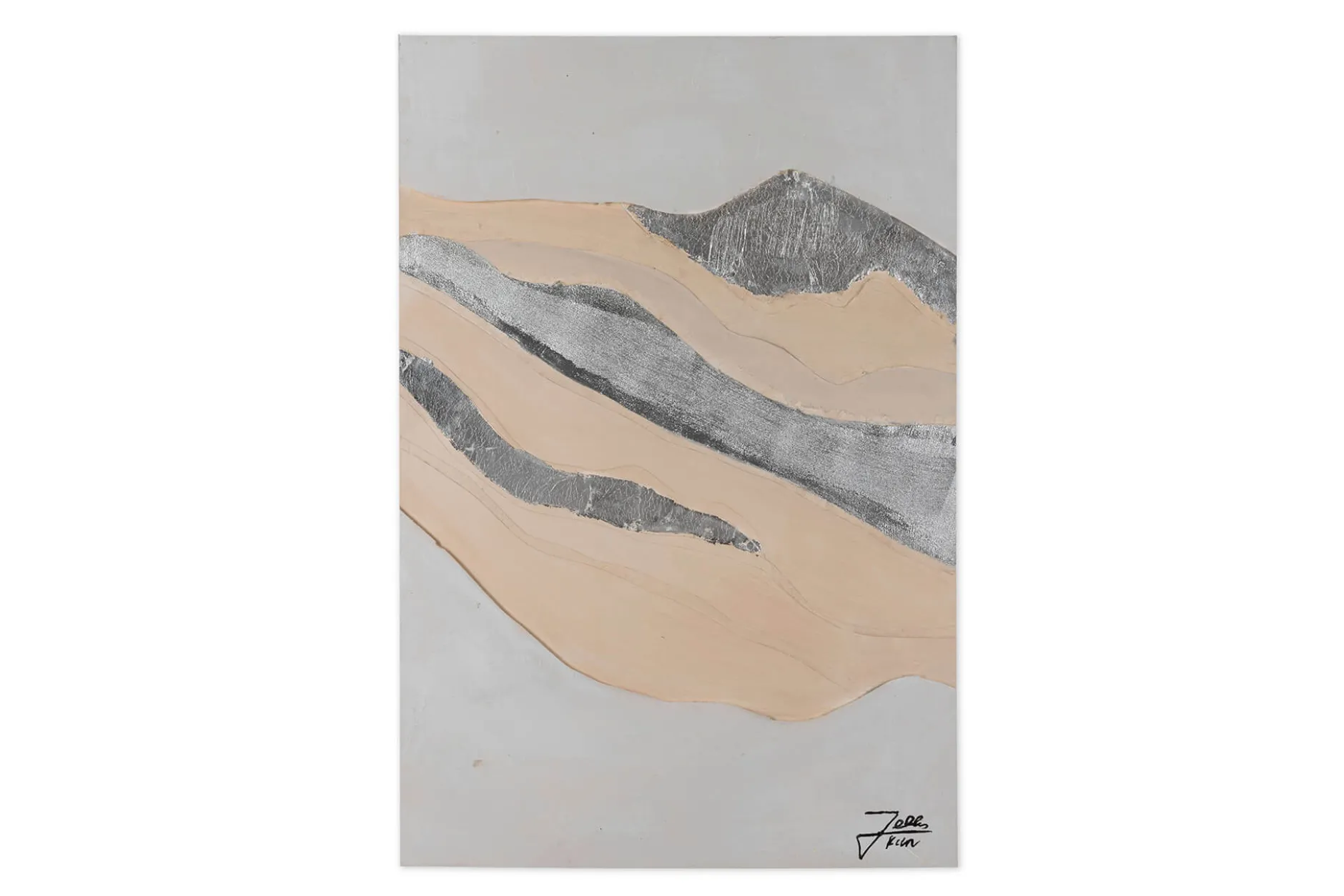 Handgemaltes Gemälde 'Gebirge im Morgenlicht' 60x90cm | inkl. Echtheitszertifikat