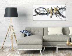 Handgemaltes Gemälde 'Geheime Botschaft' 120x60cm | inkl. Echtheitszertifikat