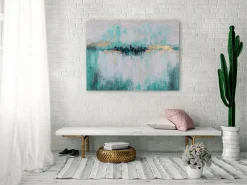Handgemaltes Gemälde 'Geheimnis des Wassers' 100x75cm | inkl. Echtheitszertifikat