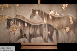 Handgemaltes Gemälde 'Gemeinsam ans Ziel' 120x60cm | inkl. Echtheitszertifikat