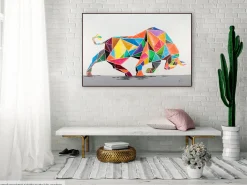 Handgemaltes Gemälde 'Geometric Strength' 120x80cm | inkl. Echtheitszertifikat