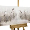 Handgemaltes Gemälde 'Gesang der Vögel' 150x50cm | inkl. Echtheitszertifikat