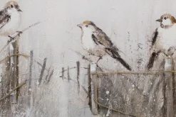 Handgemaltes Gemälde 'Gesang der Vögel' 150x50cm | inkl. Echtheitszertifikat