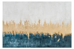 Handgemaltes Gemälde 'Gilded Nebula' 90x60cm | inkl. Echtheitszertifikat