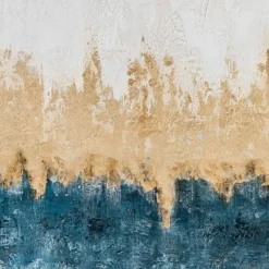 Handgemaltes Gemälde 'Gilded Nebula' 90x60cm | inkl. Echtheitszertifikat