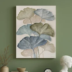Handgemaltes Gemälde 'Ginkgo-Rhythmus' | Echtheitszertifikat inklusive