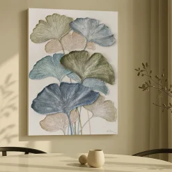 Handgemaltes Gemälde 'Ginkgo-Rhythmus' | Echtheitszertifikat inklusive