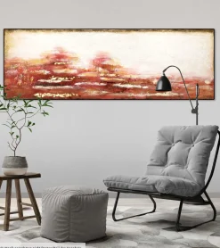 Handgemaltes Gemälde 'Gipfel der Glut' 150x50cm | inkl. Echtheitszertifikat