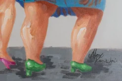 Handgemaltes Gemälde 'Girls Night' 120x60cm | inkl. Echtheitszertifikat