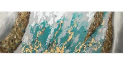 Handgemaltes Gemälde 'Glacial Shore' 150x50cm | inkl. Echtheitszertifikat