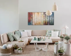 Handgemaltes Gemälde 'Gleaming Colours' 120x60cm | inkl. Echtheitszertifikat