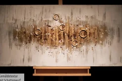 Handgemaltes Gemälde 'Glittering Crowd' 120x60cm | inkl. Echtheitszertifikat
