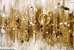 Handgemaltes Gemälde 'Glittering Crowd' 120x60cm | inkl. Echtheitszertifikat