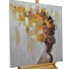 Handgemaltes Gemälde 'Goddess of Fall' 80x80cm | inkl. Echtheitszertifikat