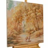 Handgemaltes Gemälde 'Golden Clearing' 60x60cm | inkl. Echtheitszertifikat