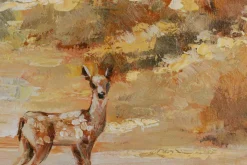 Handgemaltes Gemälde 'Golden Clearing' 60x60cm | inkl. Echtheitszertifikat
