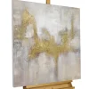 Handgemaltes Gemälde 'Goldene Flügel' 80x80cm | inkl. Echtheitszertifikat