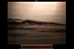 Handgemaltes Gemälde 'Goldene Steppe' 100x75cm | inkl. Echtheitszertifikat