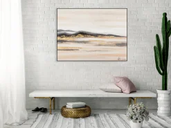 Handgemaltes Gemälde 'Goldene Steppe' 100x75cm | inkl. Echtheitszertifikat