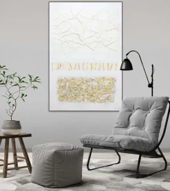 Handgemaltes Gemälde 'Goldene Saat' 80x120cm | inkl. Echtheitszertifikat